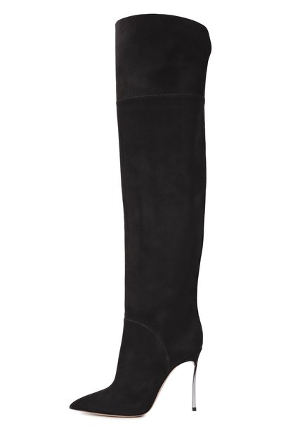 Замшевые ботфорты blade 100 CASADEI, арт. 1T076A100MC1832, фото 4