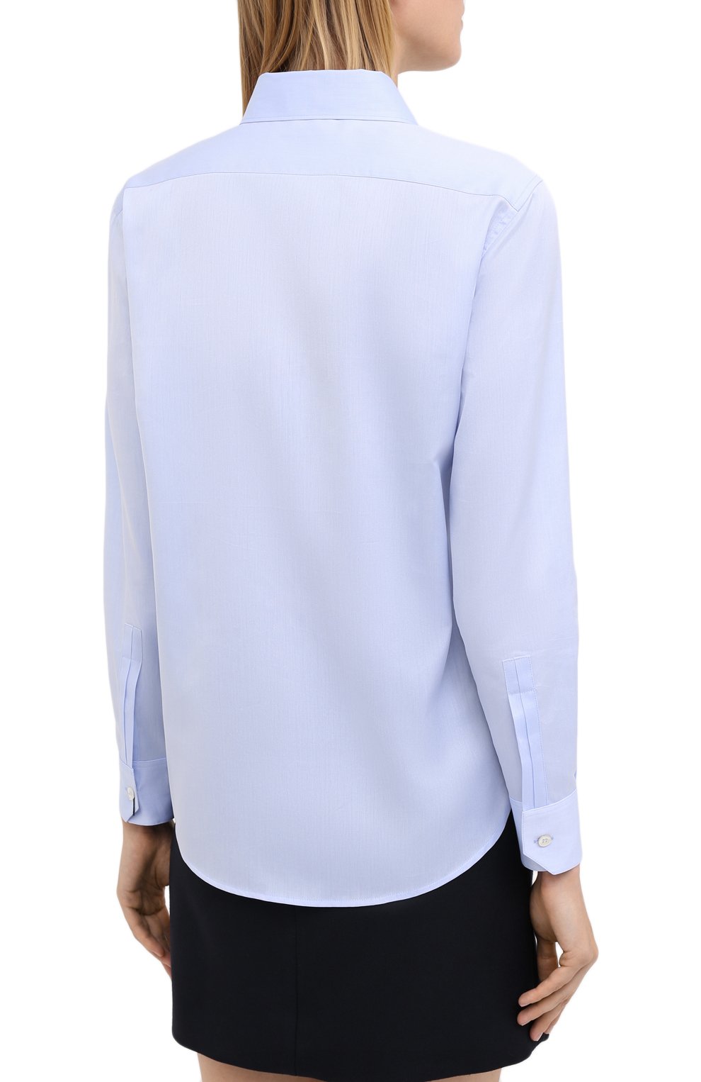Хлопковая рубашка SAINT LAURENT, арт. 395733/Y3B02, фото 5