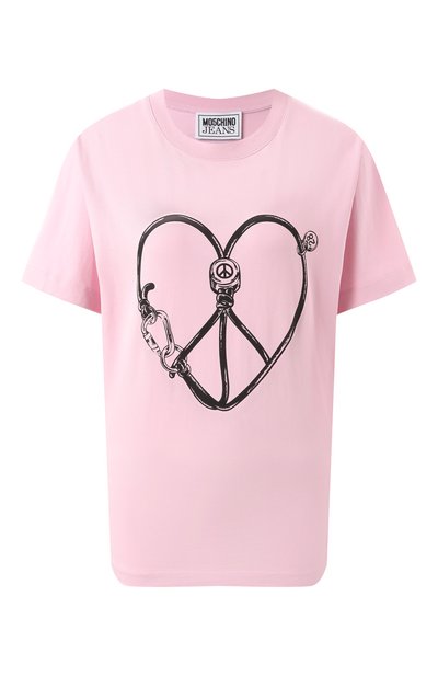 Женская хлопковая футболка M05CH1NO JEANS, арт. A0709/3229