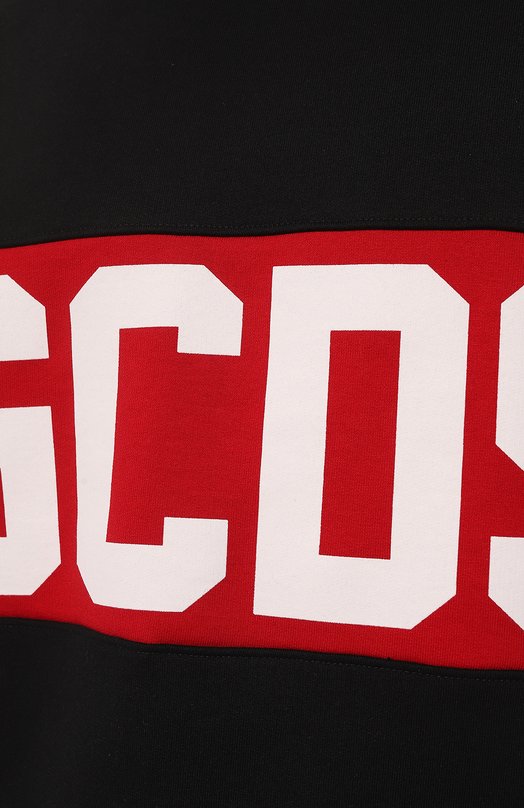 Хлопковый свитшот GCDS Чёрный, фото 5