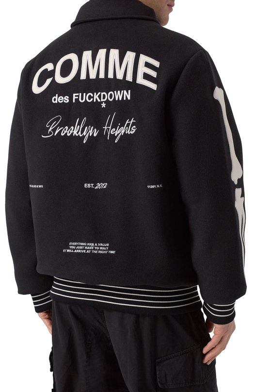 Бомбер Comme des Fuckdown CFABM01707 Чёрный  CFABM01707 Фото 4
