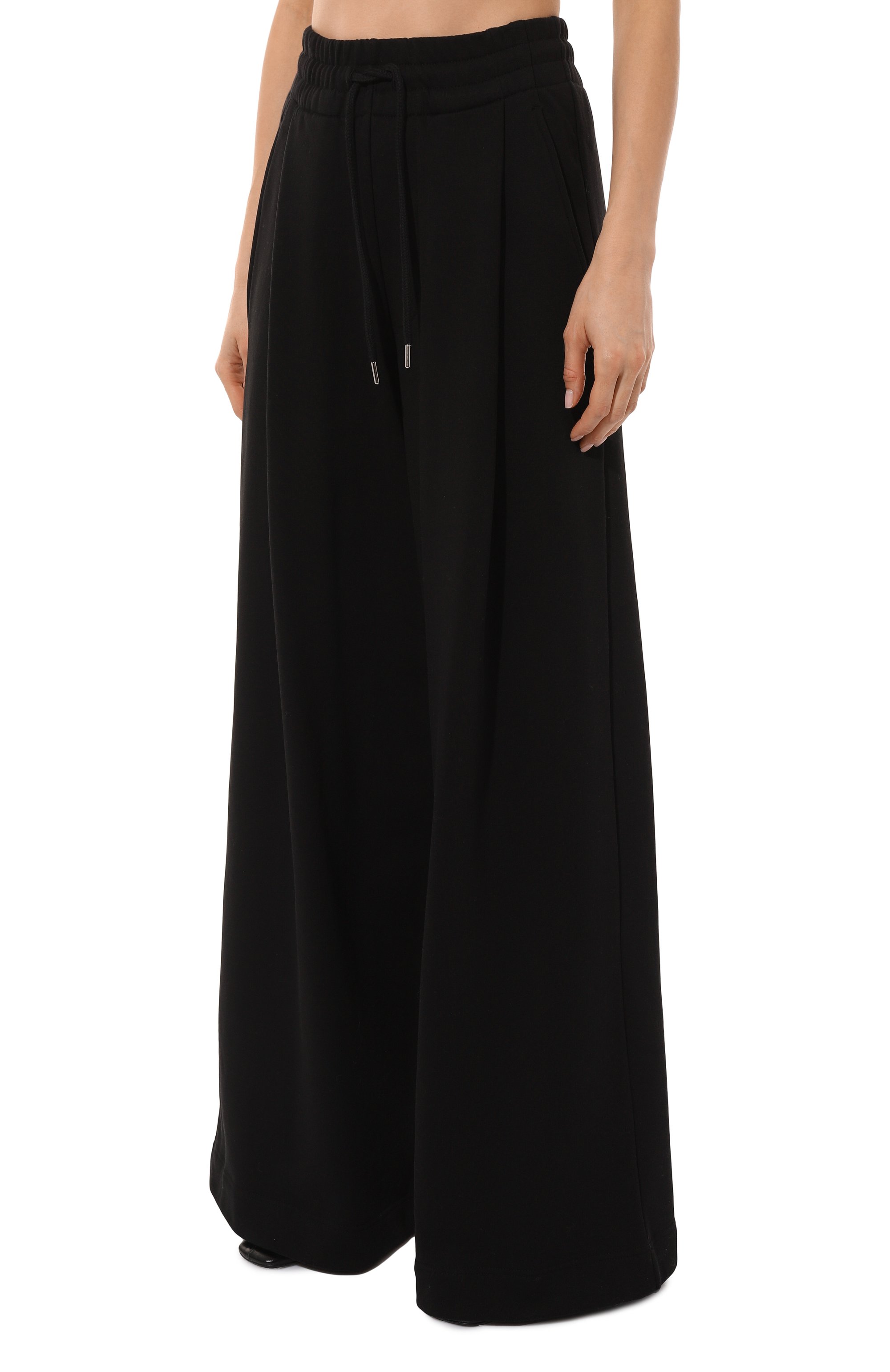 Хлопковые брюки DRIES VAN NOTEN черного цвета по цене 49600 руб., арт. 242-011152-9610, фото 3 Хлопковые брюки DRIES VAN NOTEN, арт. 242-011152-9610, фото 3