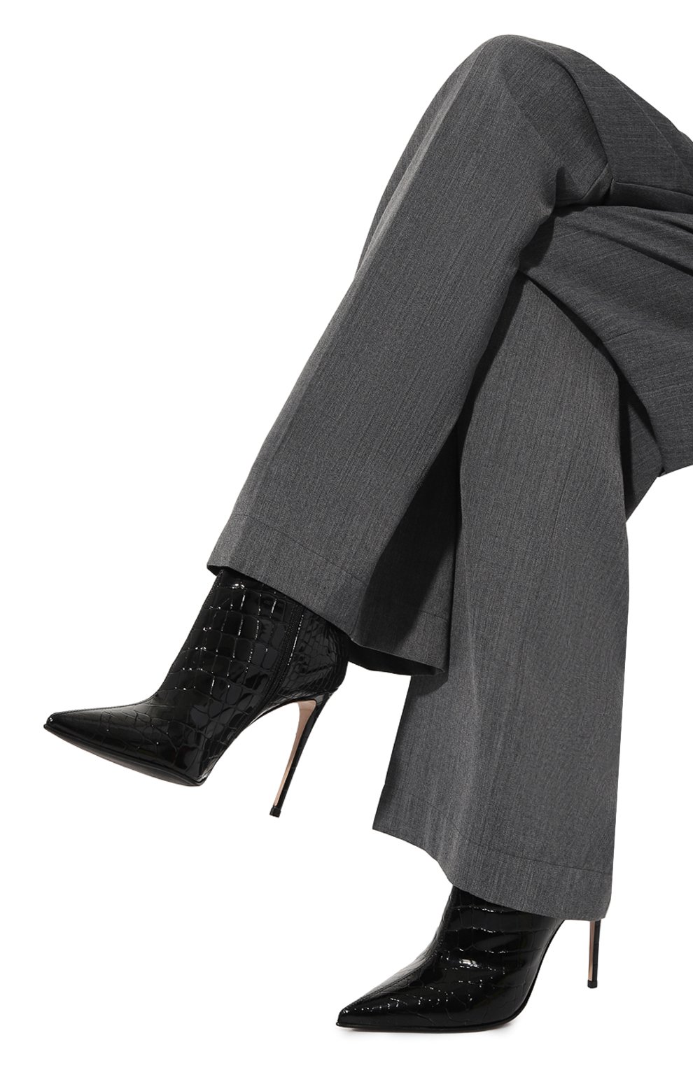 Ботильоны LE SILLA черного цвета по цене 92950 руб., арт. 2039A090R1PPLYL, фото 3 Ботильоны LE SILLA, арт. 2039A090R1PPLYL, фото 3