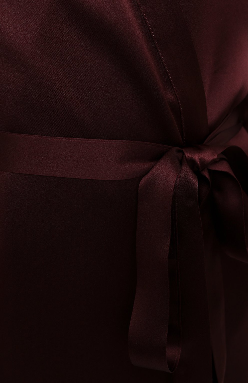 Шелковый халат MARJOLAINE бордового цвета по цене 55620 руб., арт. Laser, фото 5 Шелковый халат MARJOLAINE, арт. Laser, фото 5
