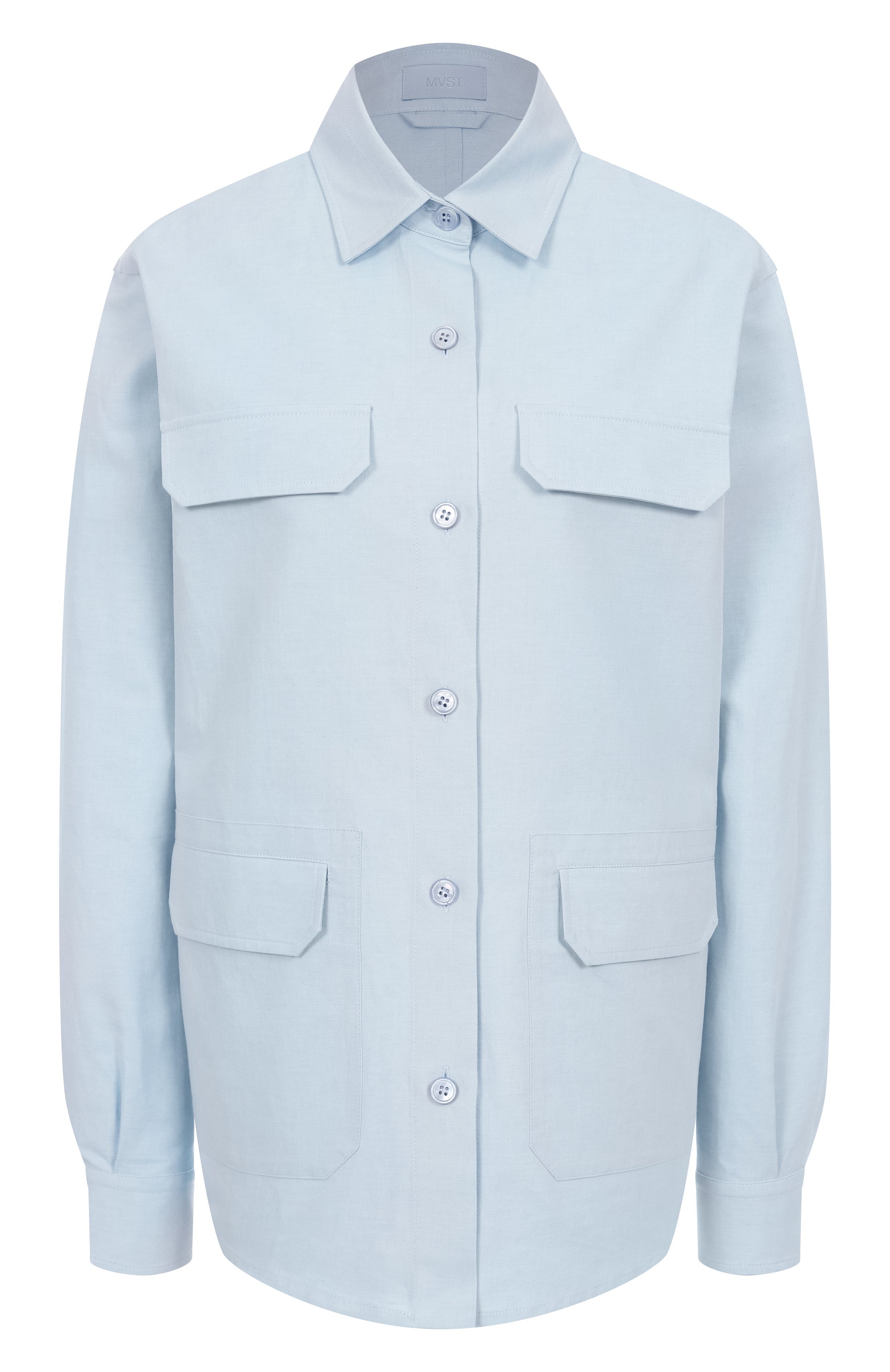 Рубашка из хлопка и льна MVST, арт. M25.2MW.B402, фото 1