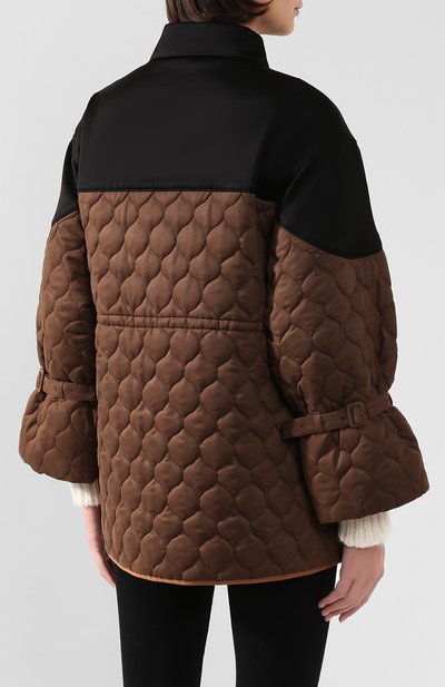 Куртка из смеси вискозы и шерсти AKIRA NAKA, арт. AW1901-BR, фото 4