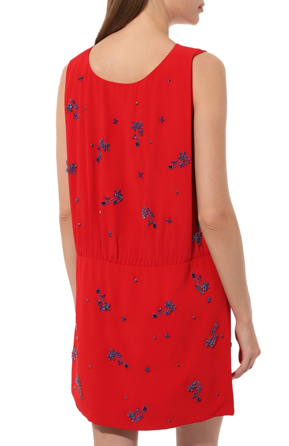 Платье с отделкой стразами PRADA, арт. P36U7R-1R14-F0Y38-182, фото 4