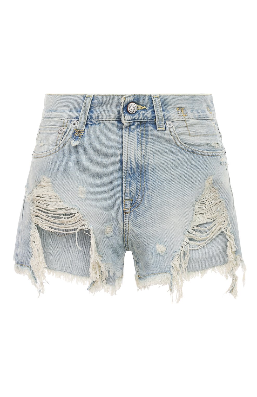 Джинсовые мини-шорты с по тертостями R13, арт. R13W0190-476, фото 1