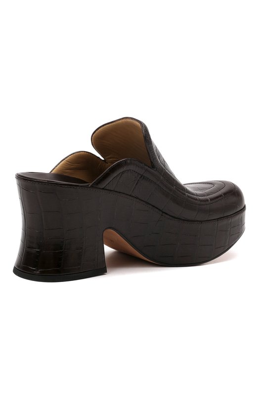 фото Кожаные сабо wedge bottega veneta