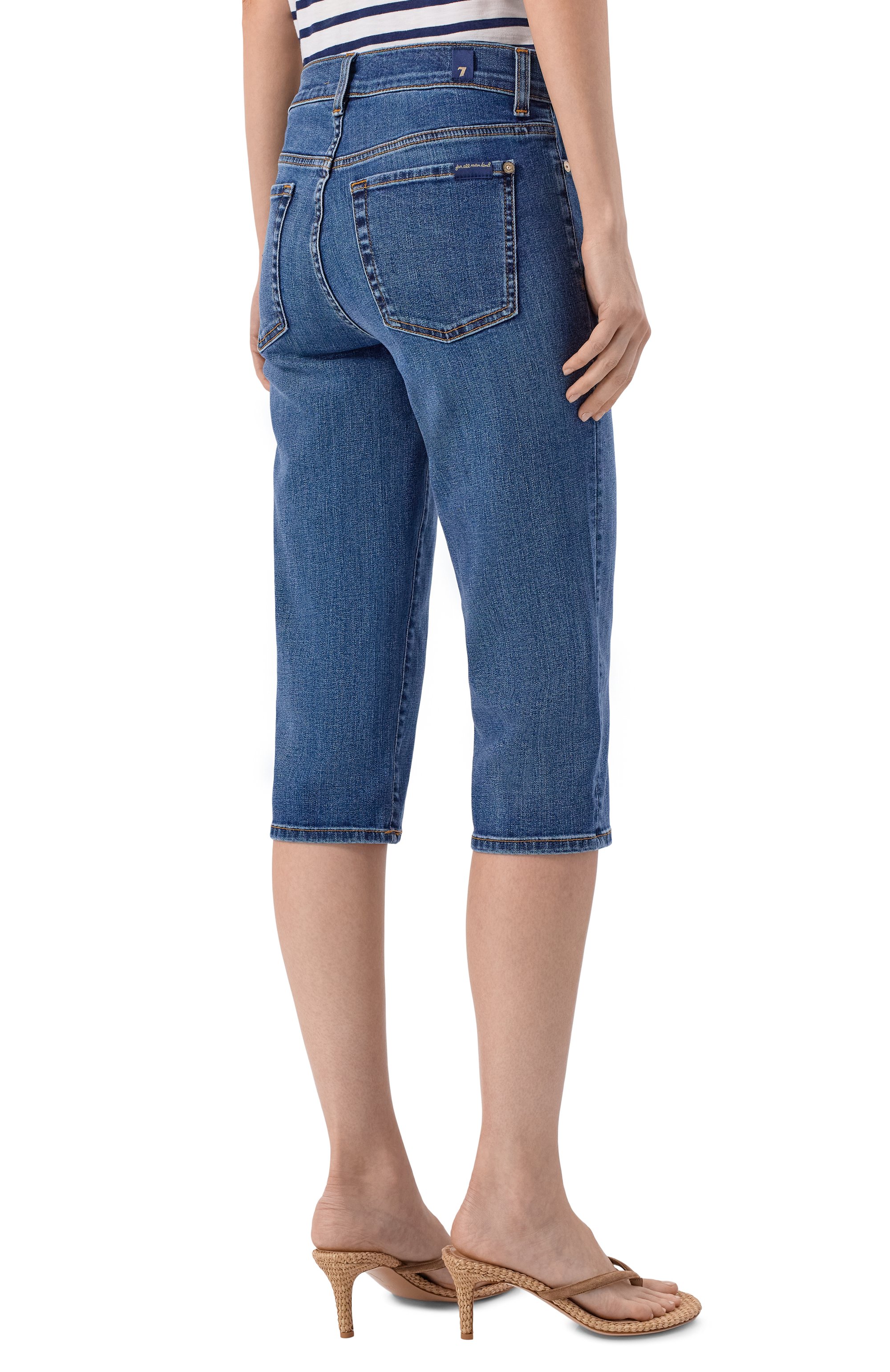 Джинсовые шорты 7 FOR ALL MANKIND, арт. 7UK0044A-GHT, фото 4