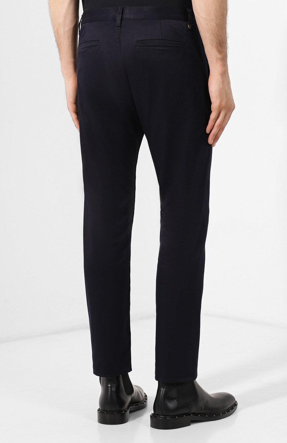 Хлопковые брюки  SAINT LAURENT, арт. 582300/Y812K, фото 4