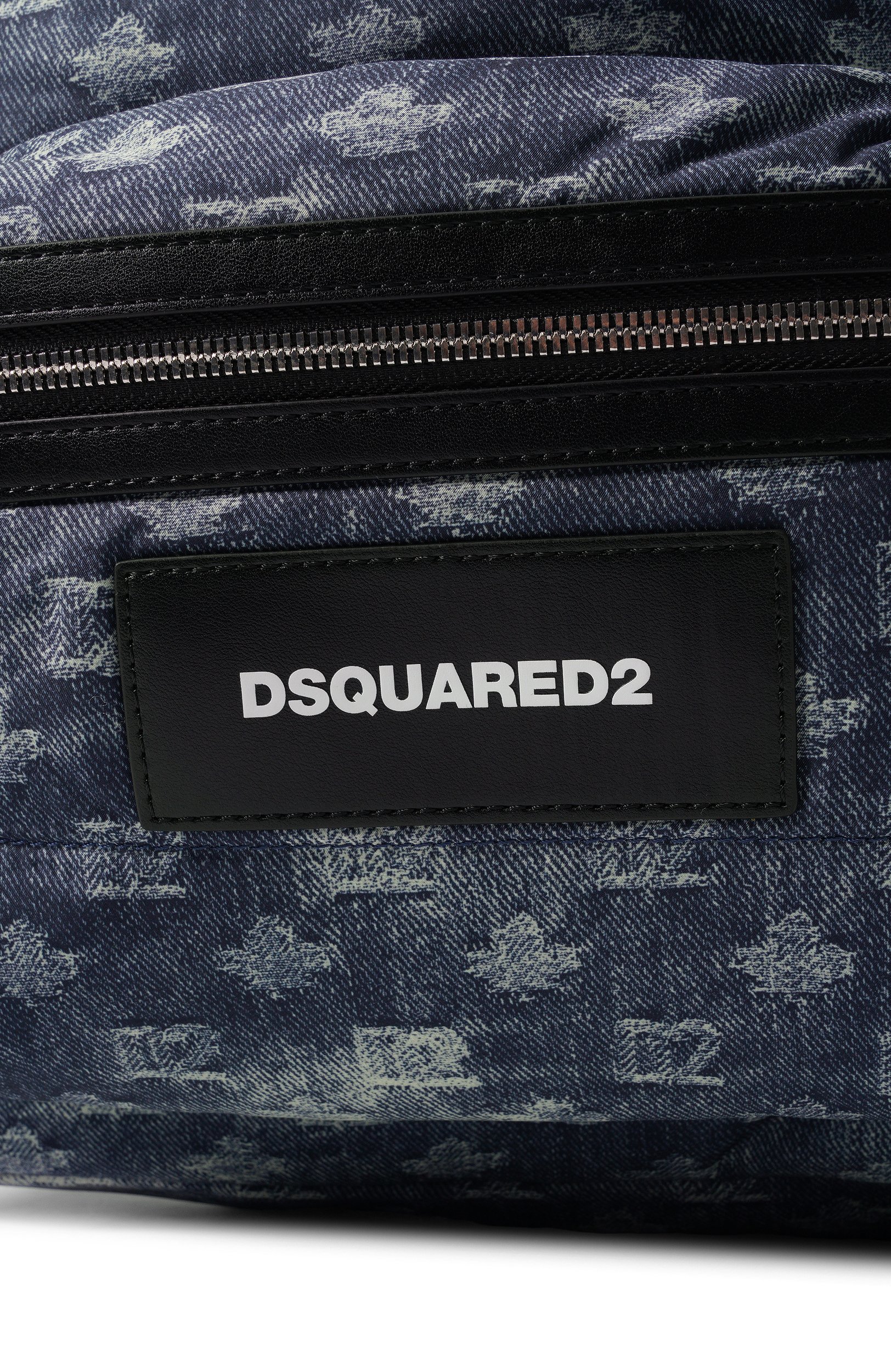Рюкзак d2 monogram DSQUARED2 синего цвета по цене 66550 руб., арт. BPM0135/11709064, фото 5 Рюкзак d2 monogram DSQUARED2, арт. BPM0135/11709064, фото 5