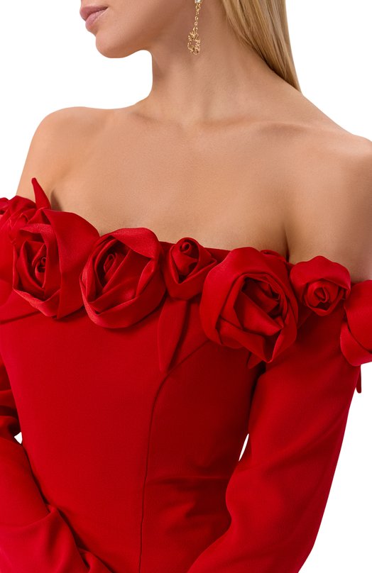 Платье Sasha Kim SK-00001843 Красный  SK-00001843 Фото 4