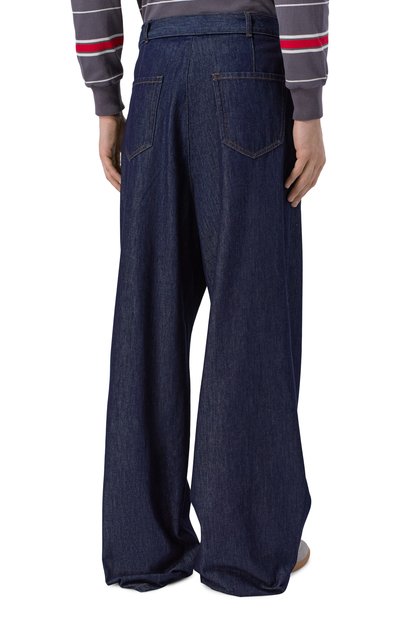 Джинсы DRIES VAN NOTEN темно-синего цвета по цене 72200 руб., арт. 020956/3385, фото 4 Джинсы DRIES VAN NOTEN, арт. 020956/3385, фото 4