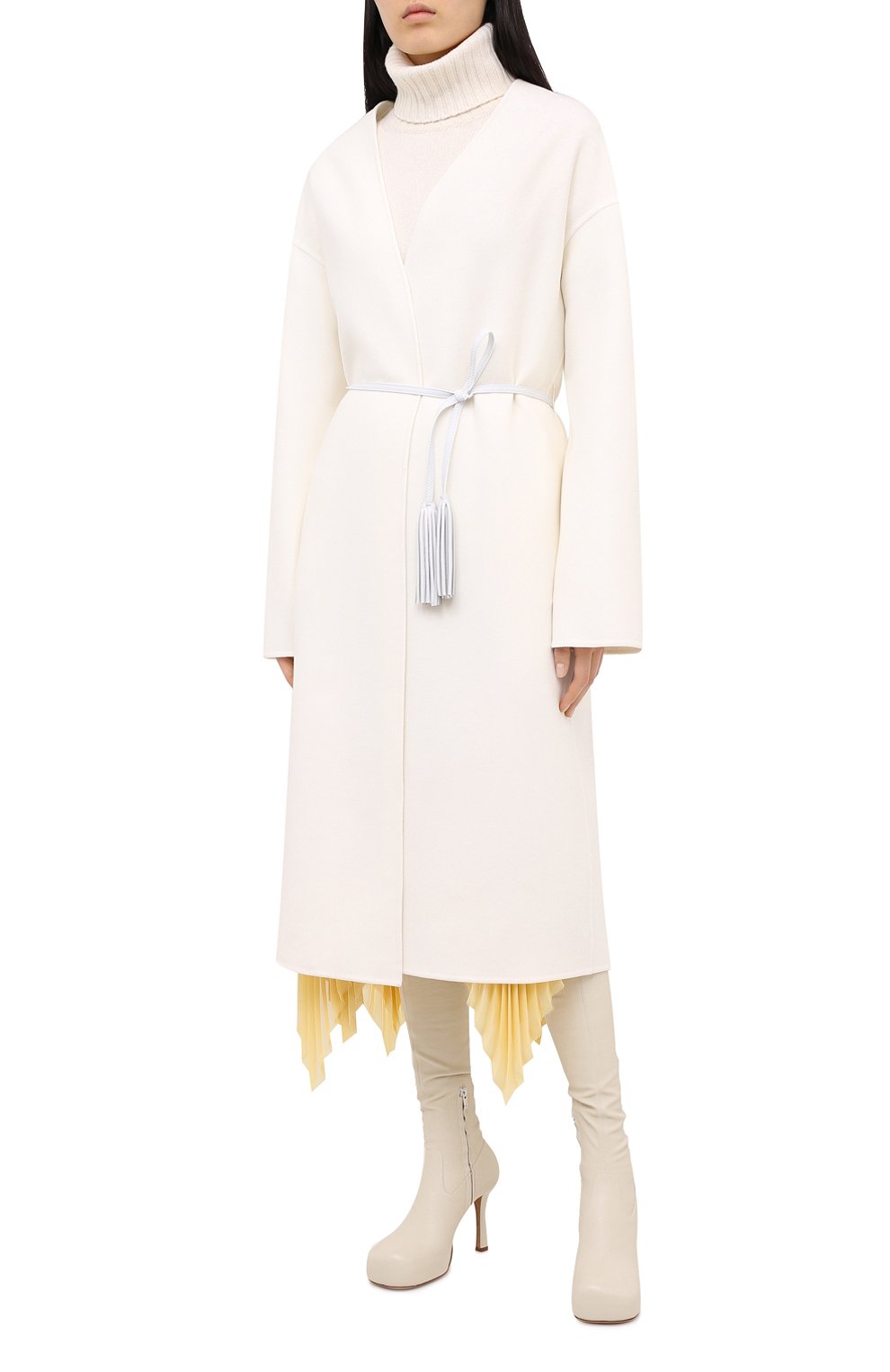 Пальто из шерсти и кашемира MANZONI24, арт. 20M742-DB3L8/38-46, фото 4