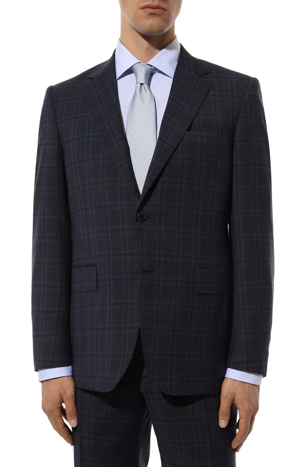 Шерстяной костюм CANALI темно-синего цвета по цене 145000 руб., арт. 11280/19/FC05150, фото 3 Шерстяной костюм CANALI, арт. 11280/19/FC05150, фото 3