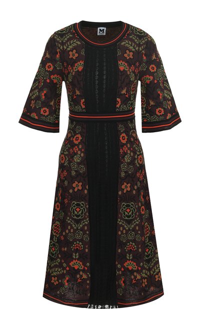 Женское приталенное платье-миди с принтом M MISSONI, арт. ND0KD2F52LR