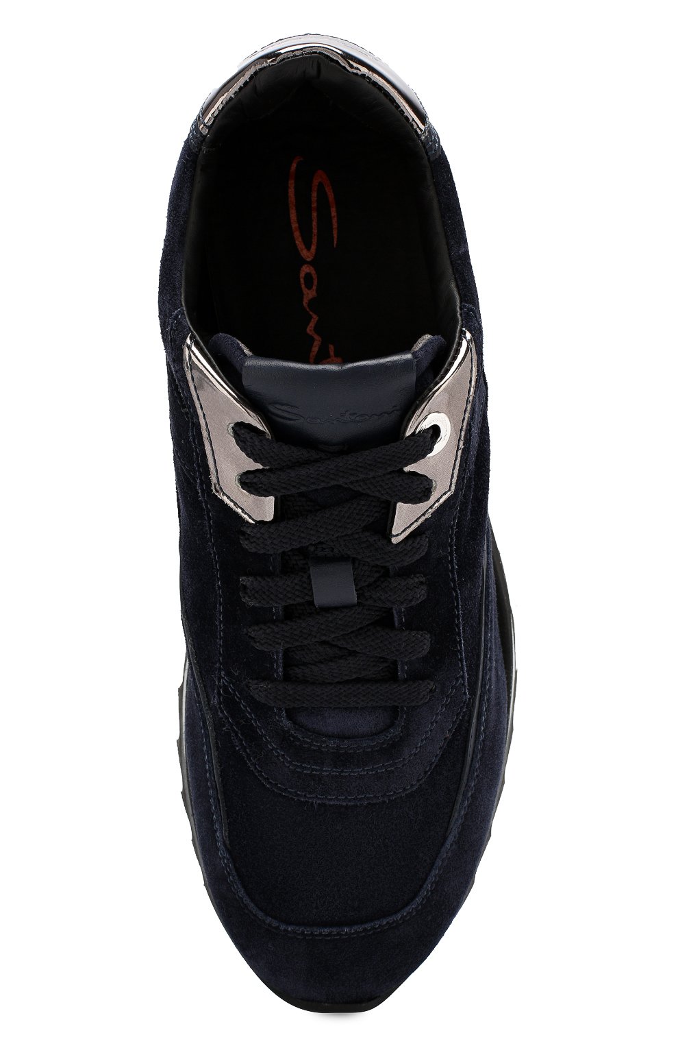 Замшевые кроссовки SANTONI, арт. WBFW60581NGGUBTTU60, фото 5