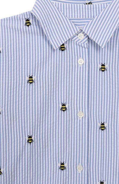 Хлопковая рубашка MC2 SAINT BARTH, арт. STBK MINI BRIGITTE/BRIG003/01921F, фото 3