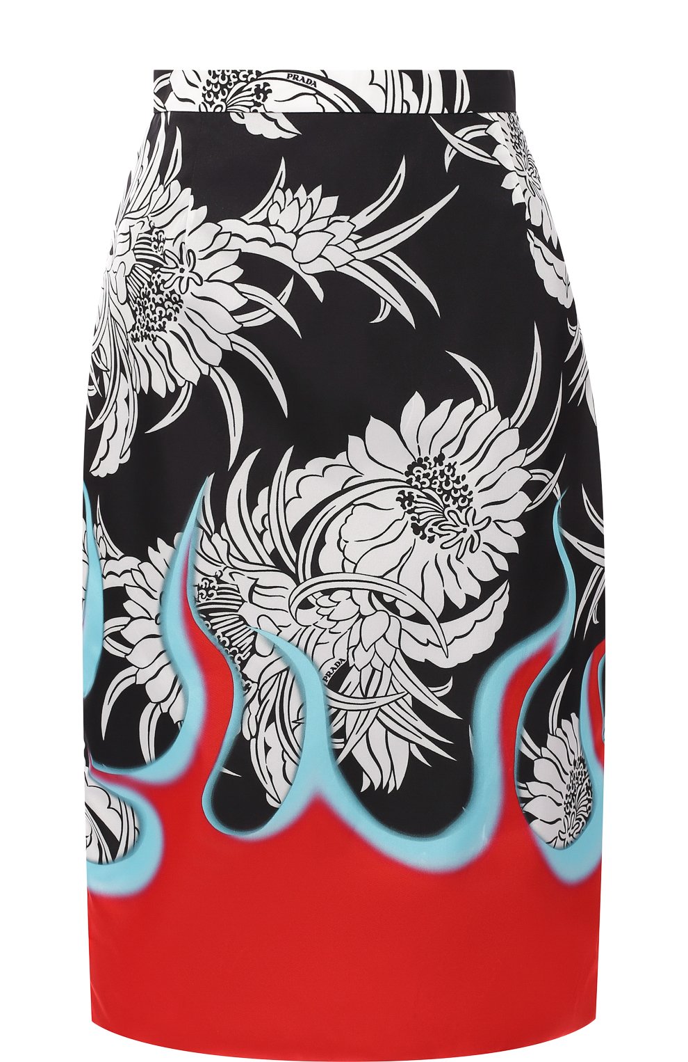 Юбка-карандаш с принтом PRADA, арт. 21H817-1R83-F0N98, фото 1
