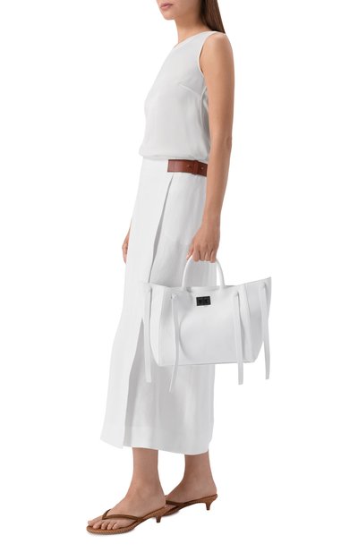 Сумка LORENA ANTONIAZZI белого цвета по цене 99050 руб., арт. P26212B001A/9820, фото 3 Сумка LORENA ANTONIAZZI, арт. P26212B001A/9820, фото 3