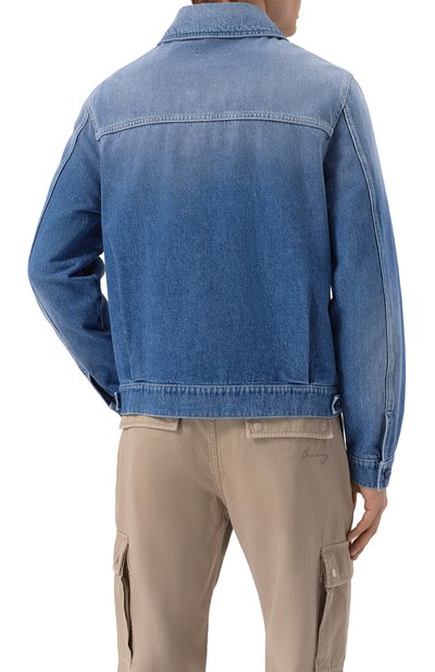 Джинсовая куртка KITON синего цвета по цене 182500 руб., арт. UGK102K0754F04, фото 4 Джинсовая куртка KITON, арт. UGK102K0754F04, фото 4
