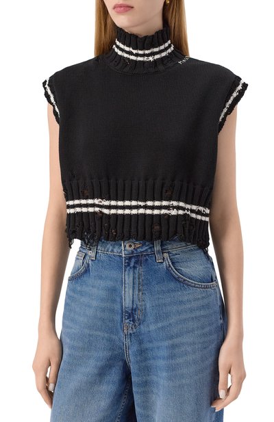 Хлопковый жилет MARNI, арт. DVMD0140Q0/UFC652, фото 3