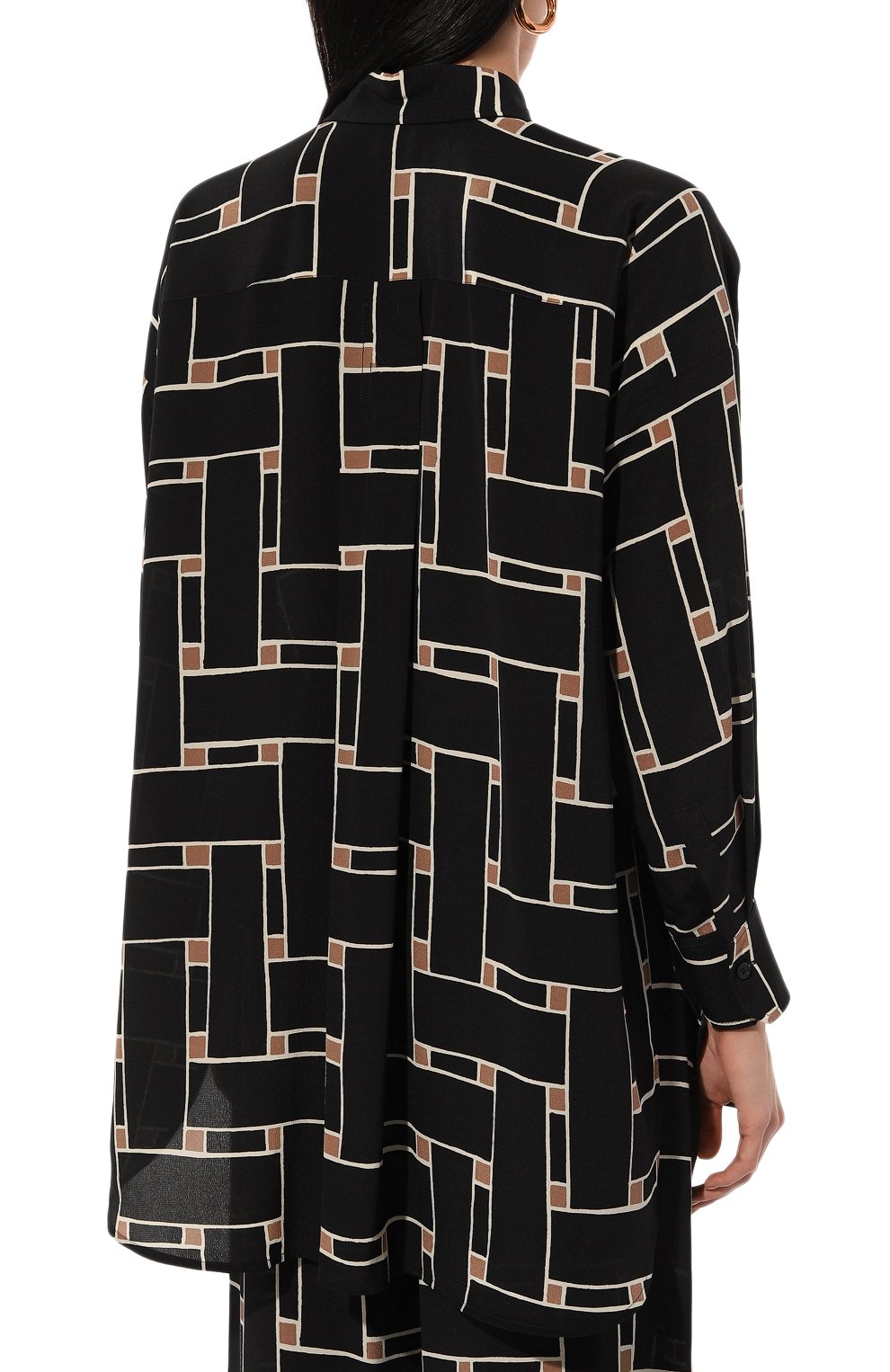 Шелковая блузка KITON, арт. D51402K0566E01, фото 4