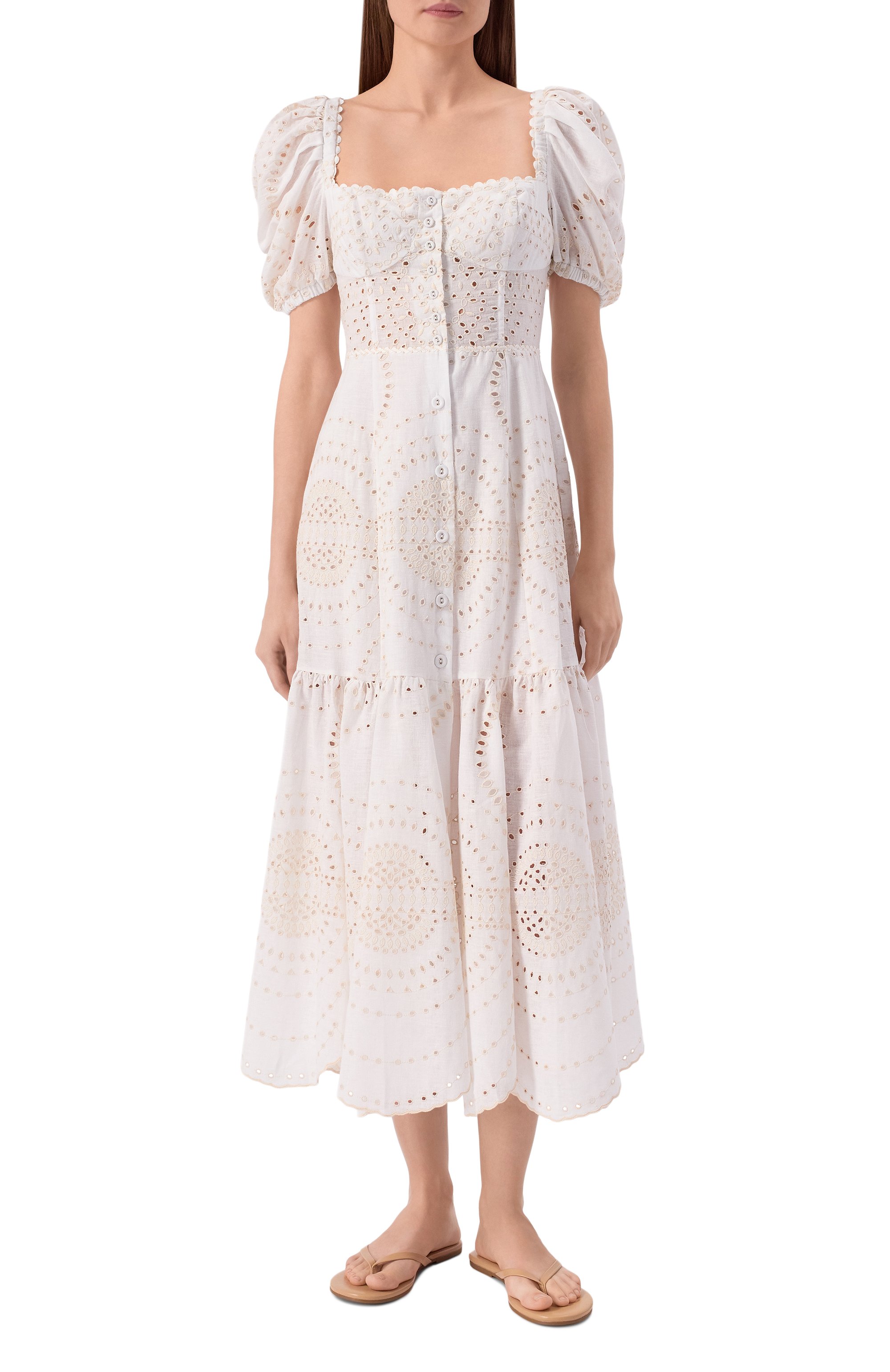 Платье из хлопка и льна CHARO RUIZ IBIZA, арт. 254614, фото 2