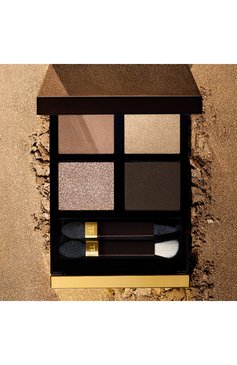 Палетка теней eye color quad, оттенок rose topaz TOM FORD  цвета, арт. T9J3-01 | Фото 6 (Нос: Не проставлено; Тип продукта_макияж: Палетки; Регио�нальные ограничения белый список (Axapta Mercury): Не проставлено; Финишное покрытие: Блестящий, Матовый)