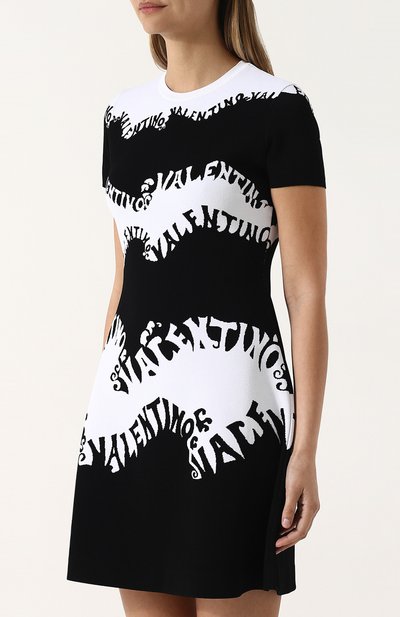 Платье из вискозы VALENTINO, арт. QB2KD070443, фото 3