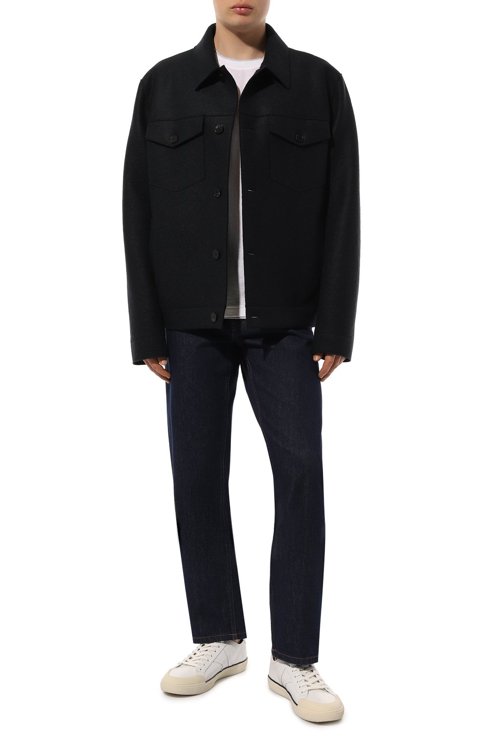 Футболка из шелка и хлопка GRAN SASSO белого цвета по цене 30700 руб., арт. 60123/78410, фото 2 Футболка из шелка и хлопка GRAN SASSO, арт. 60123/78410, фото 2