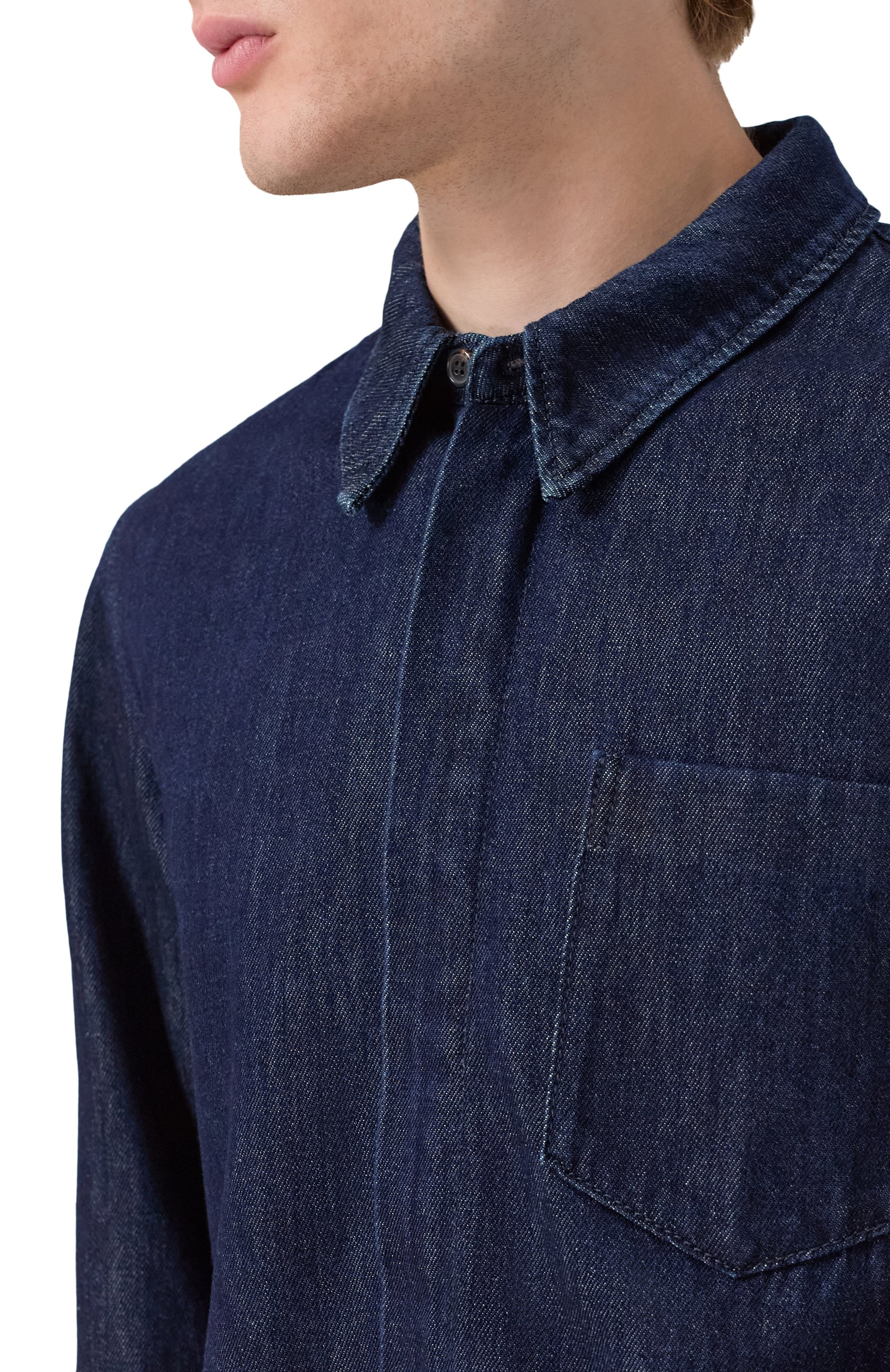 Джинсовая рубашка DRIES VAN NOTEN, арт. 020725-2381-507, фото 5