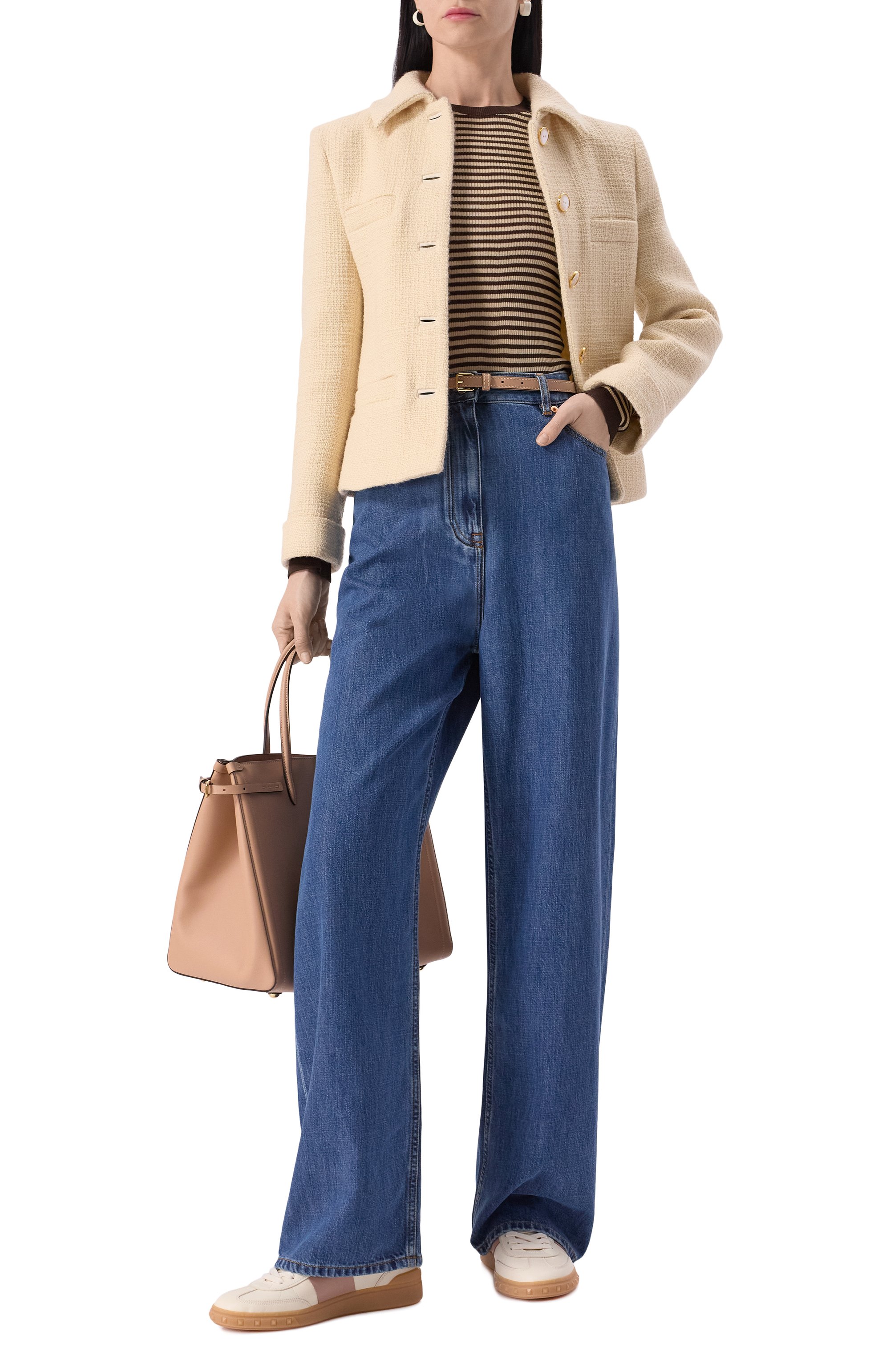 Шелковый пуловер VALENTINO коричневого цвета по цене 260500 руб., арт. 6B3KC62S946, фото 2 Шелковый пуловер VALENTINO, арт. 6B3KC62S946, фото 2