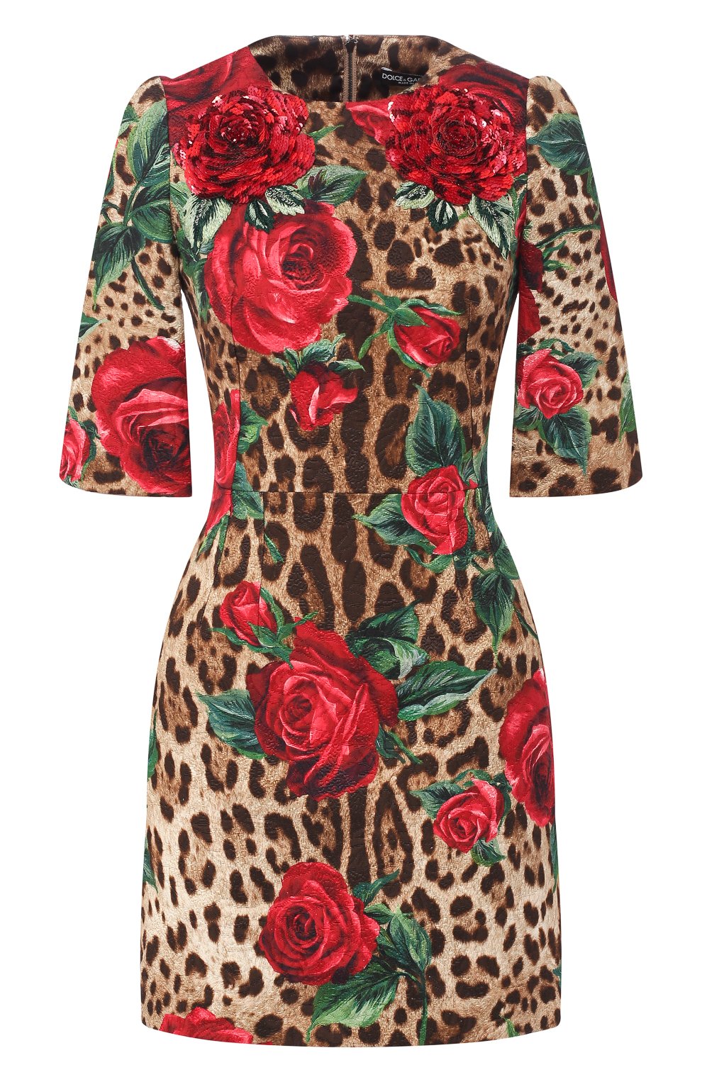 Хлопковое платье с принтом DOLCE & GABBANA, арт. F6UI8Z/HSMV6, фото 1
