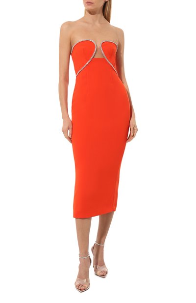 Платье с отделкой стразами SELF-PORTRAIT, арт. RS23-010M-R, фото 2