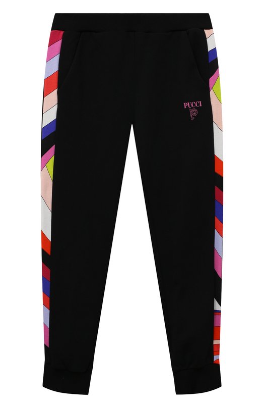

Хлопковые джоггеры Emilio Pucci, Чёрный