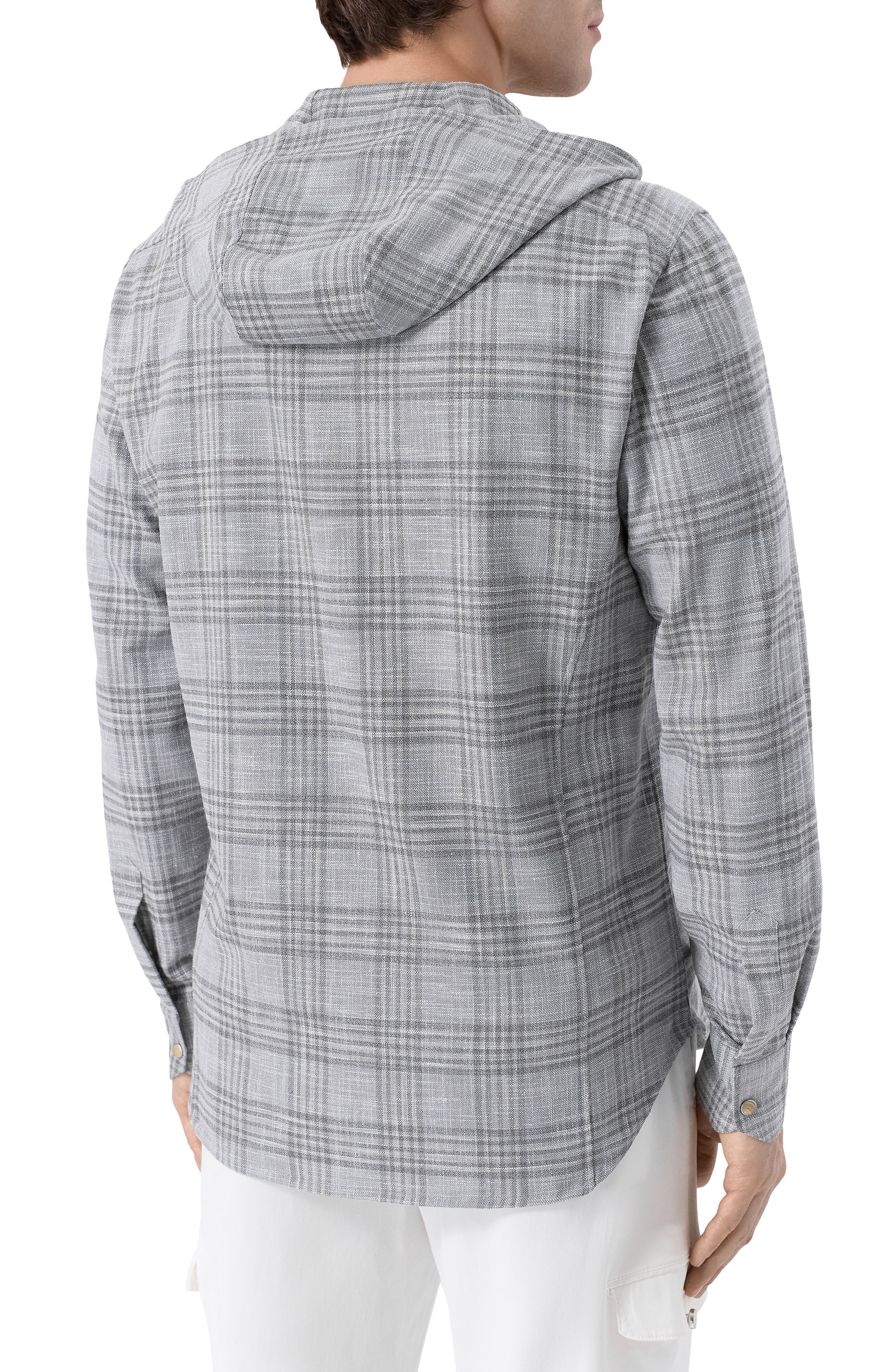 Рубашка из шерсти и шелка KITON, арт. UMCMARK0617E20_, фото 4