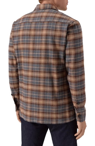 Хлопковая рубашка VAN LAACK разноцветного цвета по цене 28400 руб., арт. VL-REYDIN-03K/156644/3XL-6XL, фото 4 Хлопковая рубашка VAN LAACK, арт. VL-REYDIN-03K/156644/3XL-6XL, фото 4