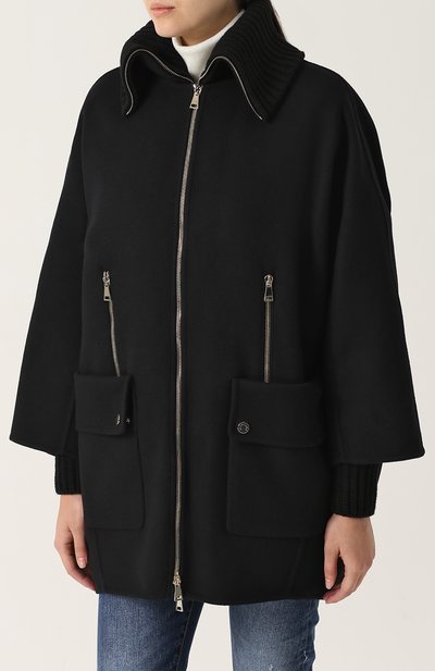 Шерстяное двустороннее пальто с пуховой подстежкой MONCLER, арт. C2-093-49737-00-549FH, фото 3