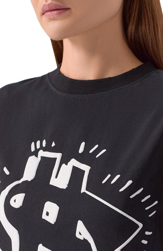 Хлопковая футболка Jacob Lee JL-M18-MTS-001-B0W Чёрный  JL-M18-MTS-001-B0W Фото 5