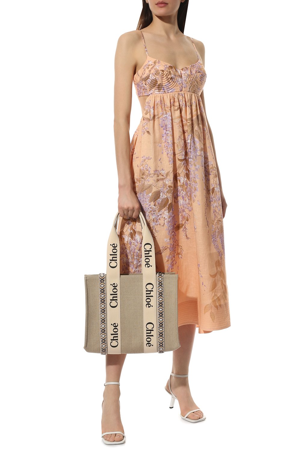 Льняное платье ZIMMERMANN, арт. 2391DR0S, фото 2