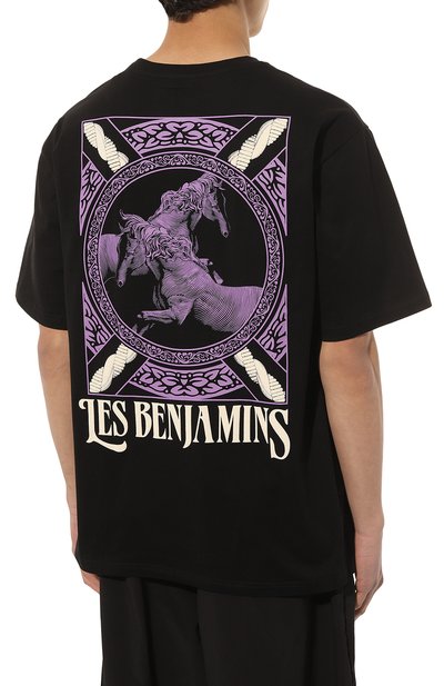 Хлопковая футболка LES BENJAMINS, арт. LB23SSH0EMUTS-010, фото 4