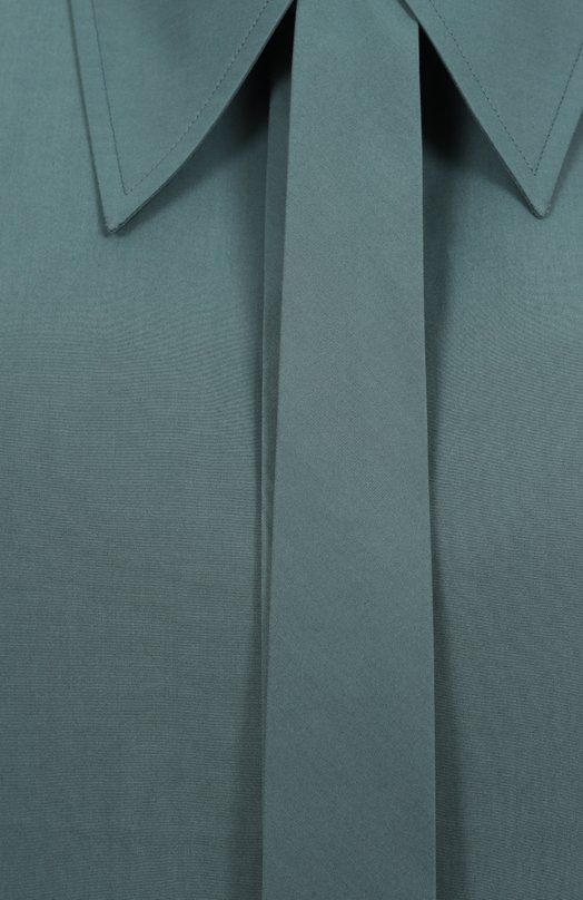 Хлопковая блузка Jil Sander J03DL0196-J45002 Голубой  J03DL0196-J45002 Фото 6