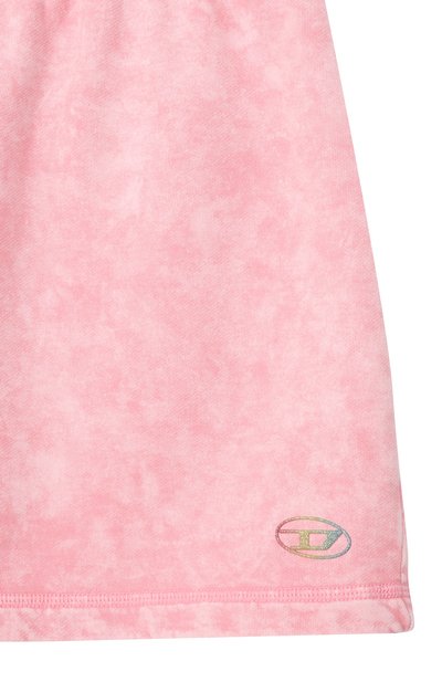 Хлопковая юбка DIESEL розового цвета по цене 10900 руб., арт. J02685/KYA0F, фото 3 Хлопковая юбка DIESEL, арт. J02685/KYA0F, фото 3