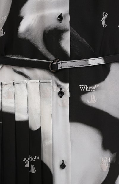 Платье из вискозы OFF-WHITE, арт. 0WDB280R21FAB003, фото 5