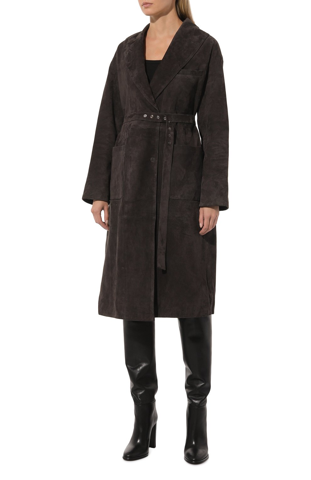 Замшевое пальто VENERA M., арт. 23123SP/110VM, фото 3
