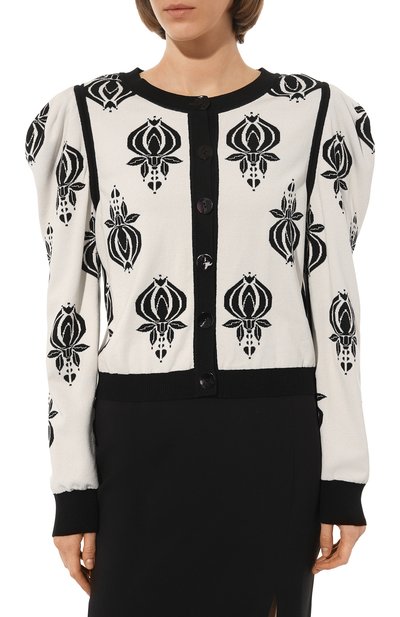 Двусторонний кардиган FREEAGE черно-белого цвета по цене 64000 руб., арт. S23.JK042M.6070.111, фото 3 Двусторонний кардиган FREEAGE, арт. S23.JK042M.6070.111, фото 3