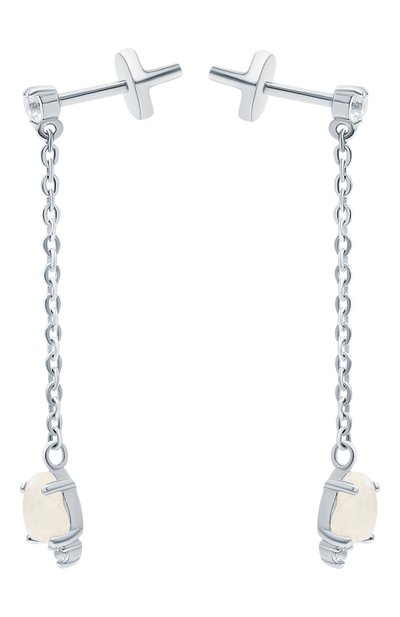 Серьги water с лунными камнями MOONKA, арт. wt-er-mns, фото 3