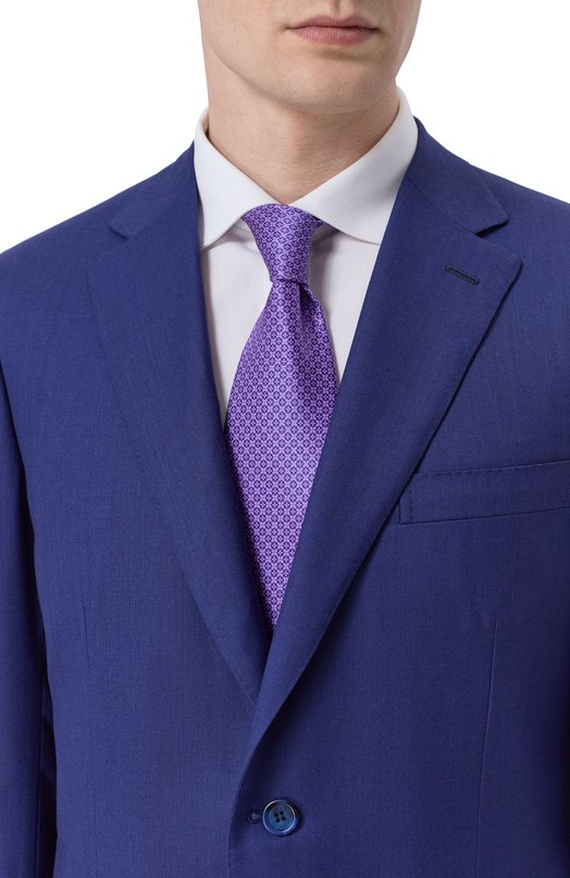Шелковый галстук Stefano Ricci CXL/59028 Фиолетовый  CXL/59028 Фото 2